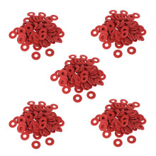 500 red insulating fiber washers for motherboard screws