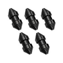 5-Teiliges Set M3-Daumennieten Aus CNC-Gefräster Titanlegierung für Klappmesser-DIY. Schwarz