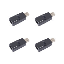 4 adaptateurs Ethernet LAN USB vers RJ45. 100 Mbps. Carte réseau USB 2.0 pour PC, ordinateur portabl