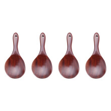 4x Teakwood spoons. Natural solid wood rice spoon. Wooden rice spoon. Wooden serving spoon. Wooden kitchen utensils.