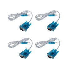 4X DB9 Computer Daten Kabel DB9 9 Poliges VGA Kabel USB zu R232 Schnittstellen Daten Kabel