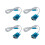 4X DB9 Computer Data Cable DB9 9-Pin VGA Cable USB to R232 Interface Data Cable 1