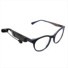 Lunettes intelligentes Bluetooth UV400, audio sans fil stéréo, bleues