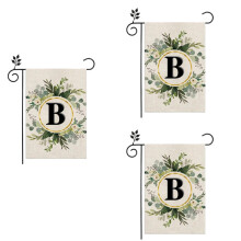 Linen garden flag. Double-layered. Double-sided lettering.