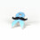 10Pcs/set Blue Color Bowknot Alloy Pin Secure Back Closure 5