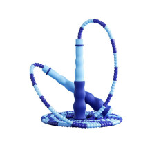 Bambus-Knoten-Seilspringen für Fitness-SchüLer. Weiche Perle. Verstellbares Seilspringen mit PVC-Griff