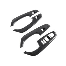 Autofensterheber-Schalterknopfabdeckung. Innentür-Armlehnenverkleidung. Kohlefaserfarbe. für BYD Seal / für BYD ATTO 4