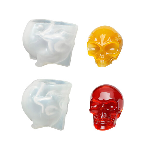 Small Skull Epoxy Mould For Jewelry Keychains And-pattern 1 1