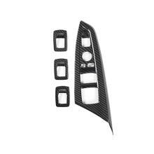 Autofenster-Glas-Hebeschalter-KnöPfe. Rahmendekoration. Abdeckungsverkleidung für BMW X3 X4 F25 F26 2011-2017. Kohlefaser