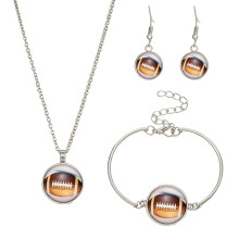 Modieuze sieraden, oorbellen, ketting en armband, geschikt-4