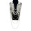 Versatile 7 Row Gradient Imitation Pearls Jewelry Set Evening 1