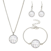 Stylish Accessory Set Earrings Necklace Bracelet For Casual-5