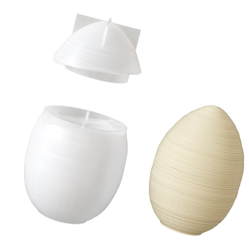 Egg Shape Silicone Mold For DIY Resin Projects And Small Storage