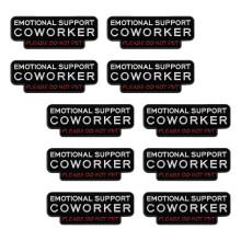 10 Piece/set Office Humor Emotional Support Brooch Colleague Do
