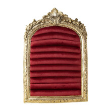 Stylish Resin Decorative Jewelry Stand Antique Themed-Red L