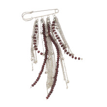 Stylish Rhinestones Chain Pin Dress Clips For Blazers Jeans And