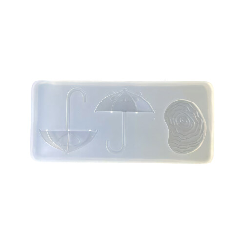 Flexible Resin Mold Pendant Molds Umbrella Shape Silicone
