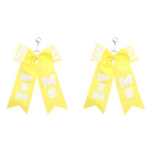 Paar cheerleadingaccessoires, sleutelhangers, trendy-Geel