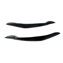 Car Front Resin Headlight Eyebrow Eyelid Cover Order for BMW X5 E70 2007-2013 Gloss Black