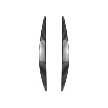 Auto-Frontscheinwerfer-Abdeckung. Kopf-Licht-Lampe. Augenlid. Augenbrauenverkleidung. ABS. Für Skoda Octavia MK3 2015-2017. Kohlefaser