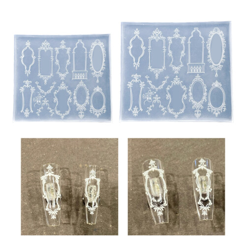 Professional Silicone Nail Mould With Long Time Use-2 piece set 1