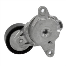 Drive belt tensioner pulley assembly for
