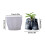 Reusable Denims Inspired Planter Mold Compatible With Cement And 3