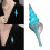 Vintage Conch Brooch Elegant Rhinestones Design-Blue 3
