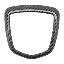 For 500 595 695 Car Rear Emblem Frame Emblem Cover Rear Logo Cover Decorative Frame Sticker