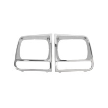 Headlight bezel/headlight trim for Jeep Cherokee 1998-2002 CH2513156 CH2512156 55055136 55055137 Chrome