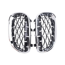 Front Nierengitter Grill Chrome Diamond Style für -BMW 5Er E60 E61 5Er 520I 535I 550I 2004-2009
