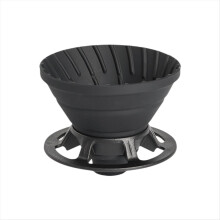 Faltbarer Kaffeetropfer aus Silikon mit Halter. Kaffeefilterbecher A