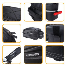 Fahrradgepäckträgertasche. wasserdichte EVA-Hartschalen-Fahrradtasche 10L
