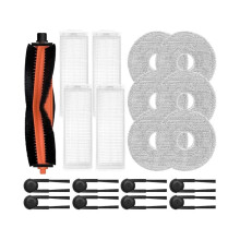 Replacement accessory set for S40 Pro OV71GL robotic vacuum cleaner - main brush, mopping cloth, filter, side brushes