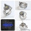 Versatile sound Disc Themed Copper Rings Excellent for Hip Hop 2