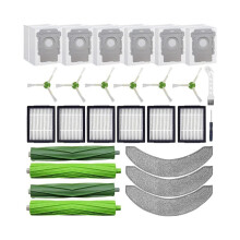 Replacement accessories suitable for Combo J9+, Combo 10 Max, Combo J7+: Vacuum cleaner brush, filter, mop bag