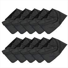 Serviette de sport gris foncé, fraîche et à séchage rapide. Idéale pour la salle de sport.