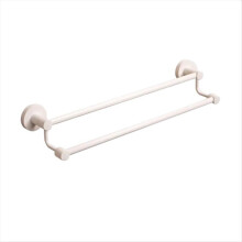 Porte-serviettes double en acier inoxydable pour salles de bains. Porte-serviettes mural double face