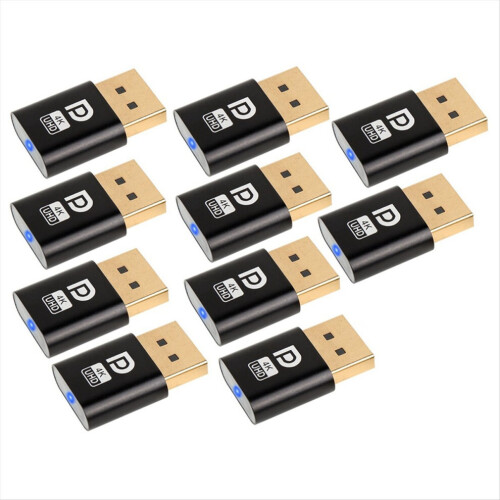 DP Virtual Display Adapter DP Dummy Plug Accessories 10Pcs