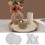 Creative Silicone Mold Elegant Round Flowerpot Tray Molds-L 2