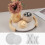 Creative Silicone Mold Elegant Round Flowerpot Tray Molds-L 4