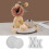 Creative Silicone Mold Elegant Round Flowerpot Tray Molds-L 5