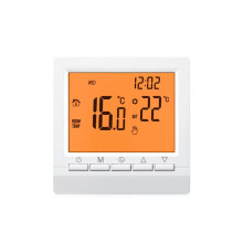 Digitales Thermostat für Gasheizraum. Batteriebetrieben. Programmierbarer Temperaturregler. Wandmontage