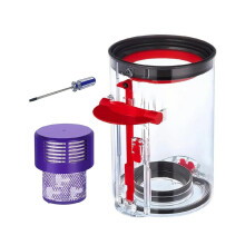 Der Staubbehälter Ist Geeignet für  V10 SV12 Staubsauger Ersatzteile Staubbehälter + HEPA-Filter Zubehör