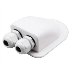 Roof wire entry screw box solar panel cable motorhome caravan boat-A