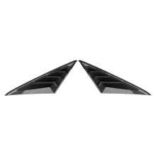 Carbon Fiber ABS Hinten Fenster Lamellen Shutter Abdeckung Trim für