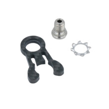 Carbon Catcher Crab Clamp Head Tube Mounting Buckle + TC4 Titanium Screws for Folding Bikes