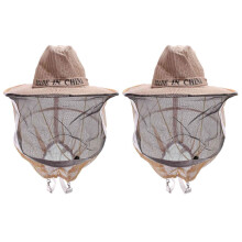2 beekeeping hats. Beekeeper's hat. Cowboy hat. Mosquito repellent. Insect net. Veil. Head and face protection. Beekeeping equipment