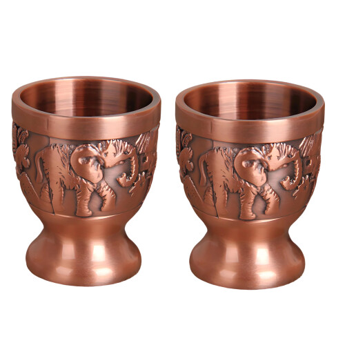 Retro Bronze Elephant Shape Barwares Set Elegant-Honggu 2PCS