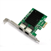 Carte réseau PCIe 2,5G Gigabit Ethernet à 2 ports pour PC de bureau